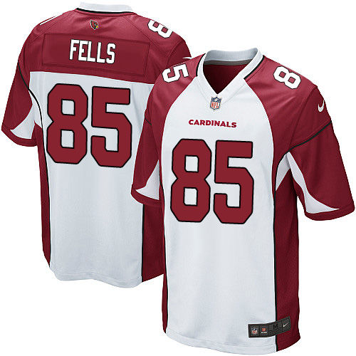 Men's Game Darren Fells Nike Jersey White Road - #85 NFL Arizona Cardinals